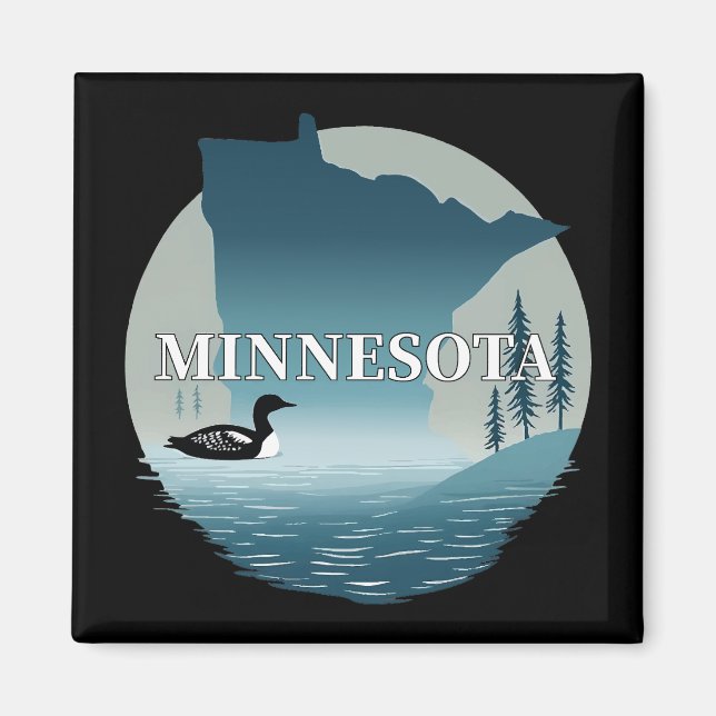 Minnesota United States of America Magnet (Front)