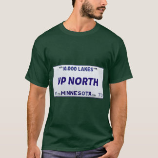 Minnesota Up North Sticker T-Shirt