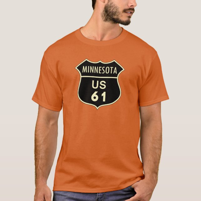 Minnesota US 61 highway sign T-Shirt (Front)