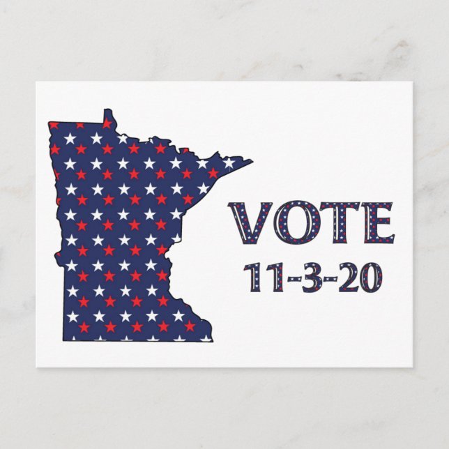 Minnesota Vote Postcard (Front)