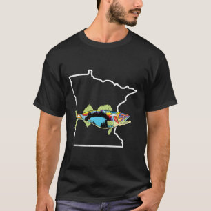 Minnesota Walleye Fishing Freshwater Fisherman Wal T-Shirt