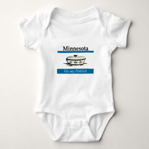 Minnesota: We Say Hotdish Baby Bodysuit