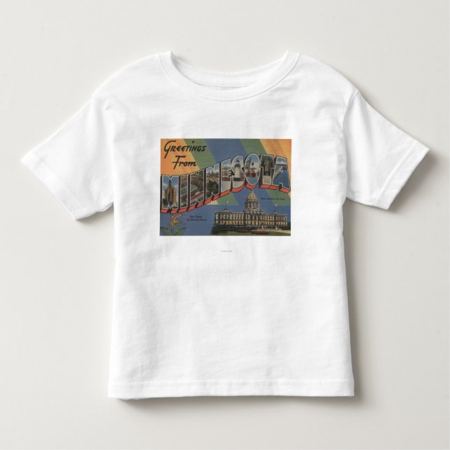 MinnesotaLarge Letter ScenesMinnesota Toddler T-Shirt (Front)
