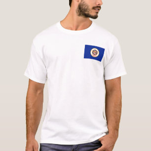 Minnesotan Flag + Map T-Shirt