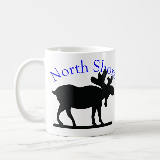 Minnesota's North Shore Moose Coffee Mug (Left)