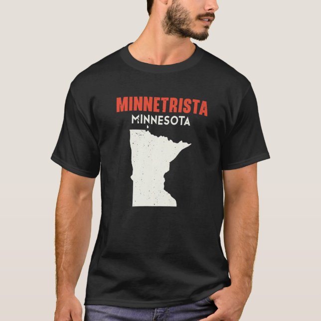 Minnetrista Minnesota USA State America Travel Min T-Shirt (Front)