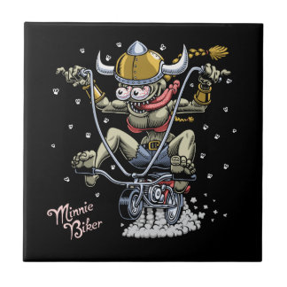 Minnie Biker Tile