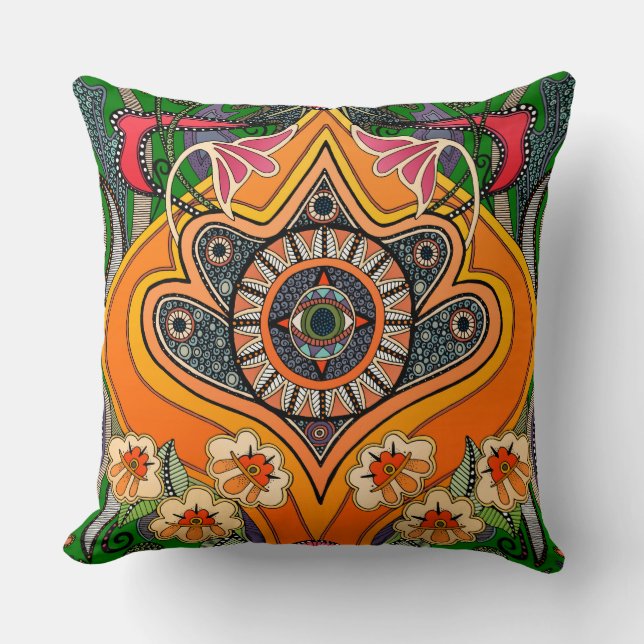 MINNIE green Cushion (Front)