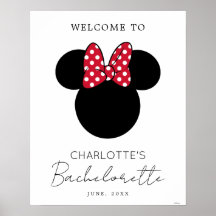 Minnie Mouse Bachelorette Bridesmaid