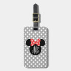 Minnie Polka Dot Head Silhouette | Monogram