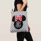 Minnie Polka Dot Head Silhouette | Monogram