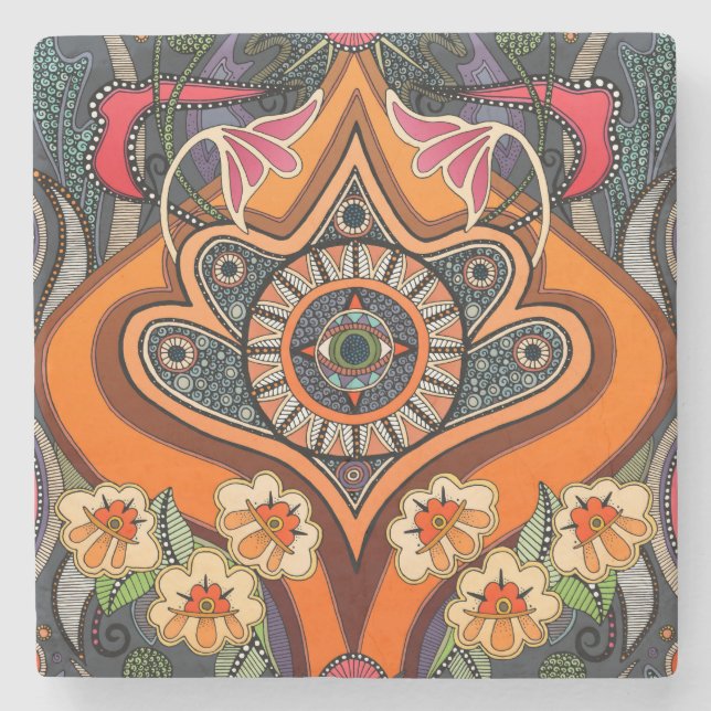 MINNIE soot Stone Coaster (Front)