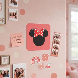 Minnie square sticker