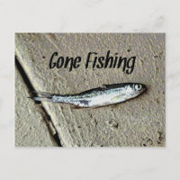 Minnow Bait "Gone Fishing"