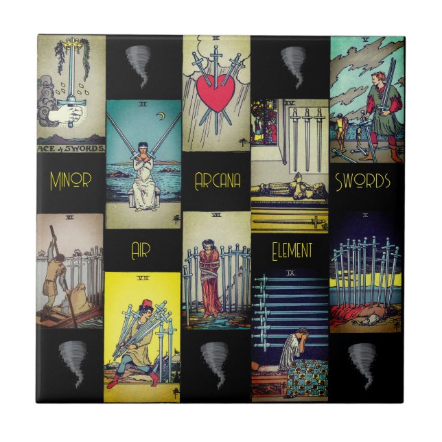 Minor Arcana Swords Air | Tile (Front)