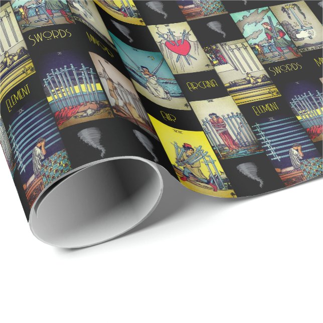 Minor Arcana Swords Air | Wrapping Paper (Roll Corner)