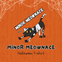 Minor Meownace Boo Playful Mummy Cat Halloween