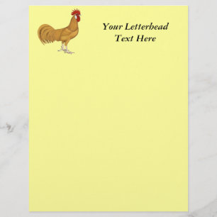 Minorca:  Buff Rooster
