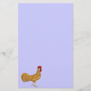 Minorca: Buff Rooster Stationery