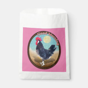 Minorca Rooster Good Morning Vintage Oval Favour Bag