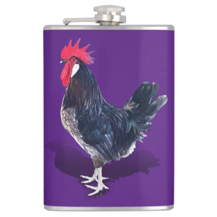 Minorca Rooster Hip Flask
