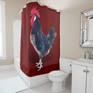 Minorca Rooster Shower Curtain