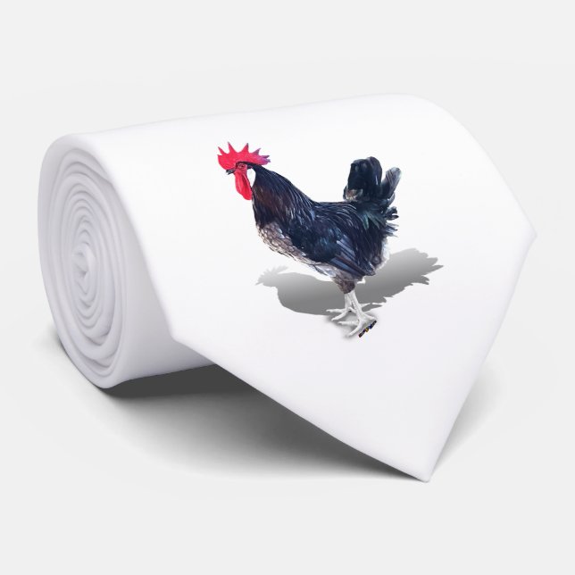 Minorca Rooster Tie (Rolled)