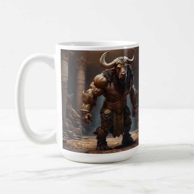 Minotaur Coffee Mug (Left)