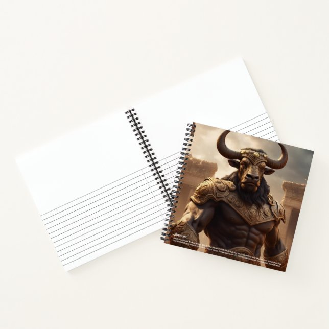 Minotaur Hardcover Notebook (Inside)