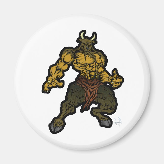 Minotaur Magnet (Front)