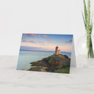 Minou Lighthouse in France Card