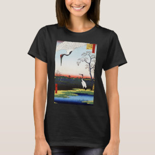 Minowa, Kanasugi, Mikawashima by Utagawa Hiroshige T-Shirt