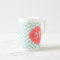 Mint and Coral Chevron Custom Monogram