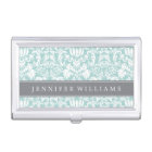 Mint and Grey Elegant Damask
