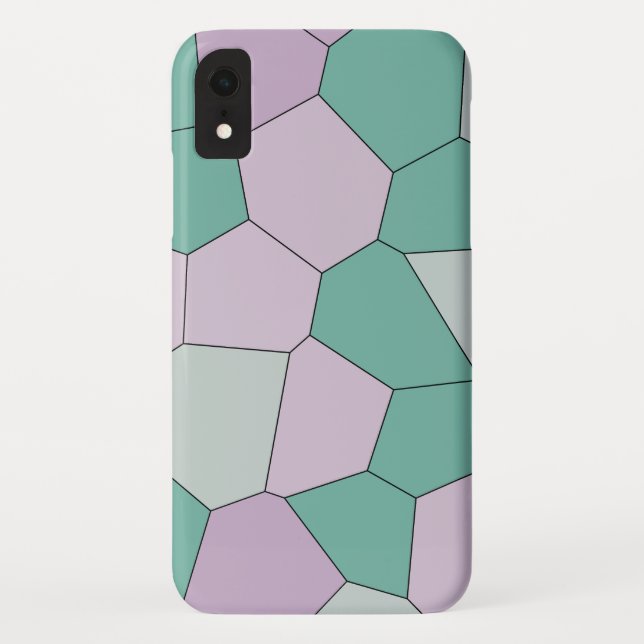 Mint and Lavender Case-Mate iPhone Case (Back)