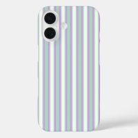 Mint and lilac candy stripes