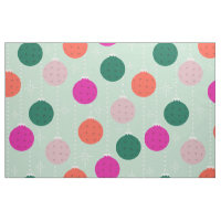 Mint and Pink Pickleball Themed Christmas