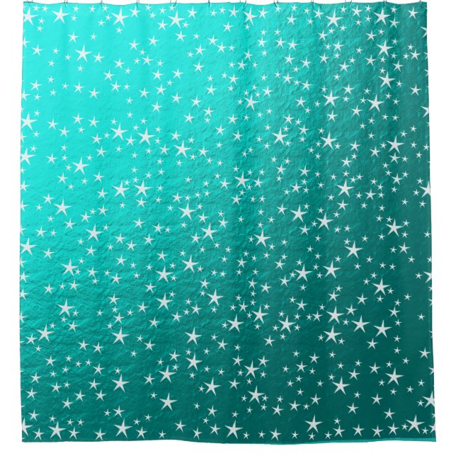 mint,Bad decoration Shower Curtain (Front)