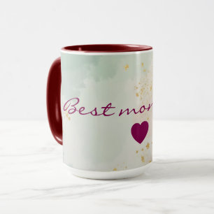 Mint Blush Pink Abstract Popular Collection Mug