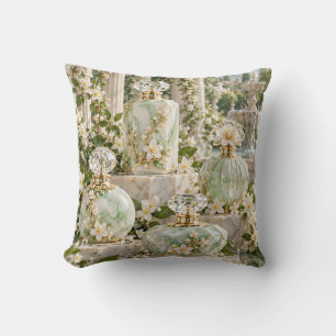 Mint Botanical Perfume Marble Garden Cushion