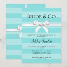 Mint Bride & Co. Bridal Shower Invitation