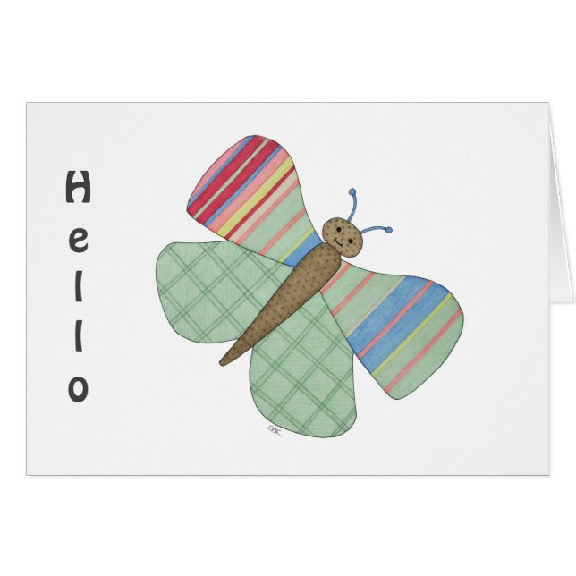Mint Butterfly (Front Horizontal)