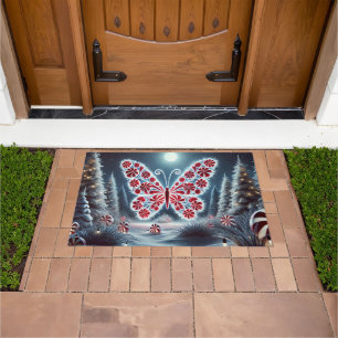 Mint Butterfly Doormat