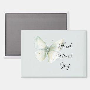 Mint Butterfly Joy Magnet