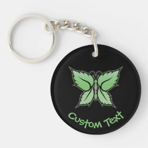 Mint Butterfly Keychain