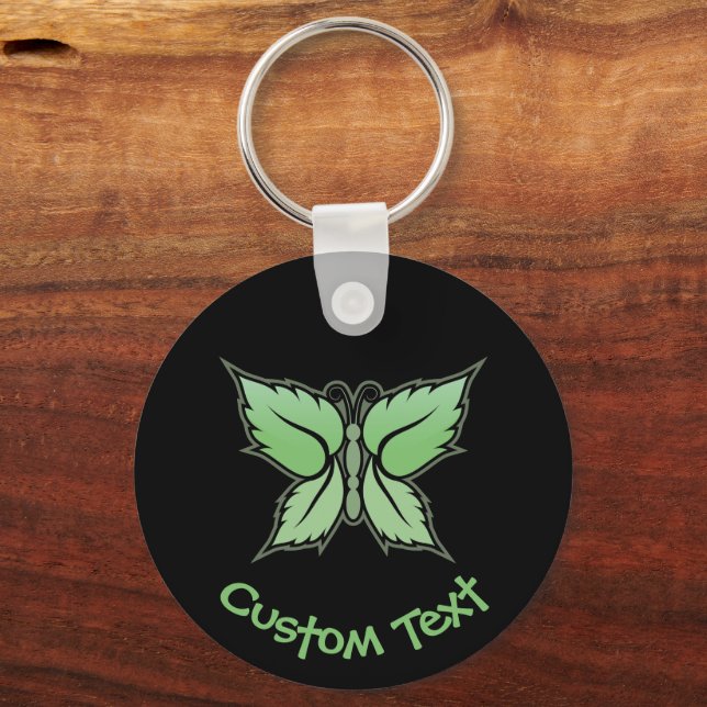 Mint Butterfly Keychain (Front)