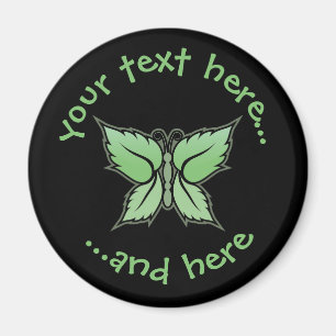 Mint Butterfly Magnet