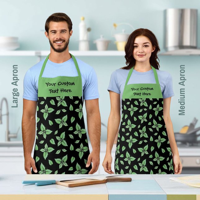 Mint Butterfly Pattern Apron (Creator Uploaded)