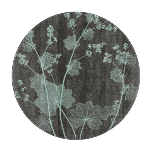 Mint & Charcoal Nature Study I Cutting Board