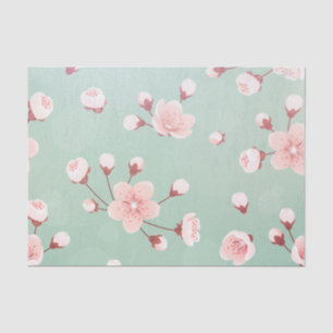 Mint,cherry blossom, spring flower,japanese,sakura tissue paper